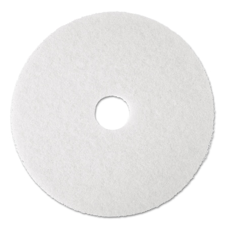 3M Low-Speed Super Polishing Floor Pads 4100, 20" Diameter, White, PK5 4100